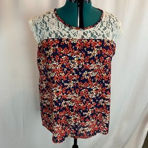 Papermoon Birch Lace Detail Blouse 1X